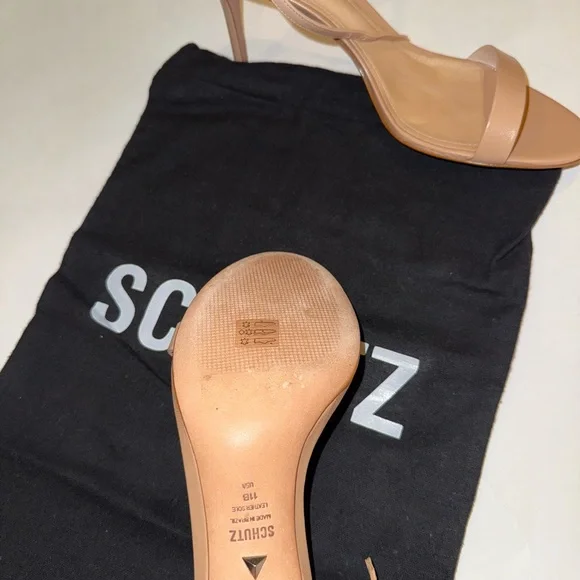 SCHUTZ Tan Heels Elegant and Stylish - Picture 5 of 7